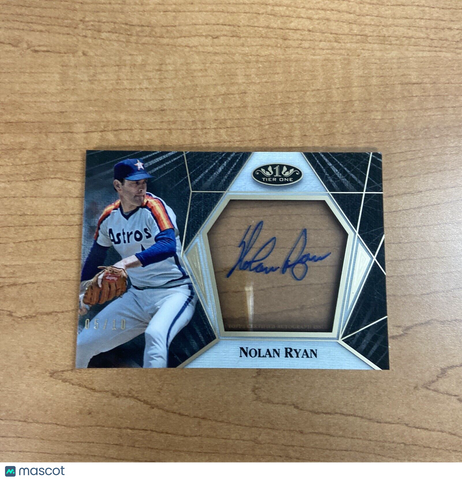 2022 Topps Tier One Nolan Ryan Auto Astros /10