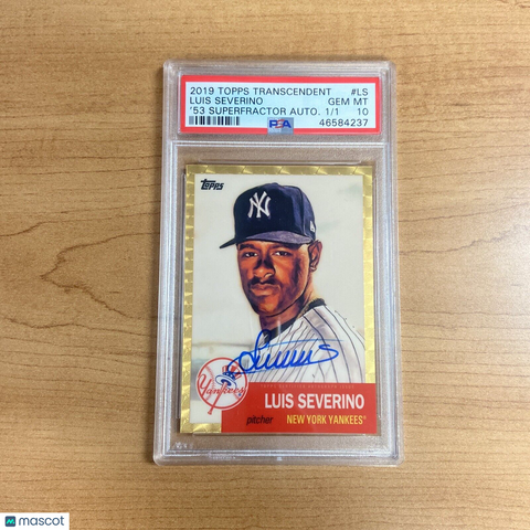 2019 Topps Transcendent Luis Severino ‘53 Superfractor Auto 1/1 PSA 10