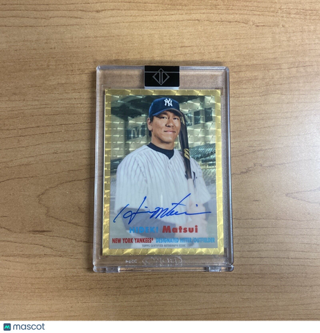 2021 TOPPS TRANSCENDENT HIDEKI MATSUI SUPERFRACTOR ON CARD AUTO 1/1 YANKEES