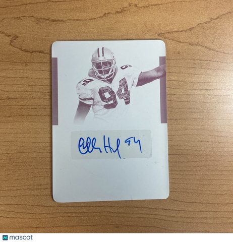 CHARLES HALEY 2017 National Treasures Signatures Red Printing Plate 1/1 Auto