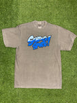 KABOOM BLUE LOGO T-SHIRT GRAY