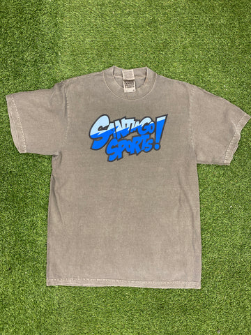 KABOOM BLUE LOGO T-SHIRT GRAY