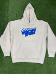 KABOOM BLUE LOGO HOODIE BEIGE