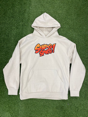 KABOOM RED LOGO HOODIE BEIGE