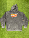 KABOOM RED LOGO HOODIE VINTAGE GRAY