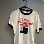 Teejays Vintage T Shirt New England