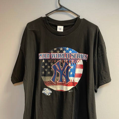 Delta Vintage T Shirt 2001 Yankees World Series