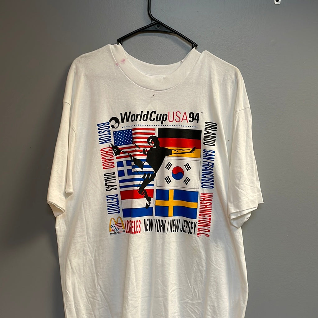 Vintage Fruit Of The Loom WorldCup 1994 Tee – Santiagosports