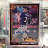 Christian Yelich 2020 Topps Archives Auto /15