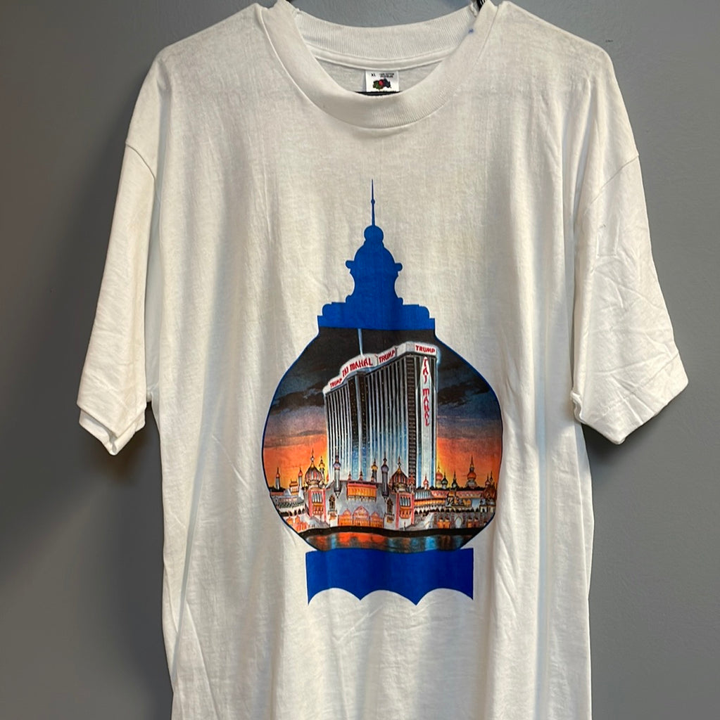 Vintage Fruit Of The Loom Trump Taj Mahal Tee