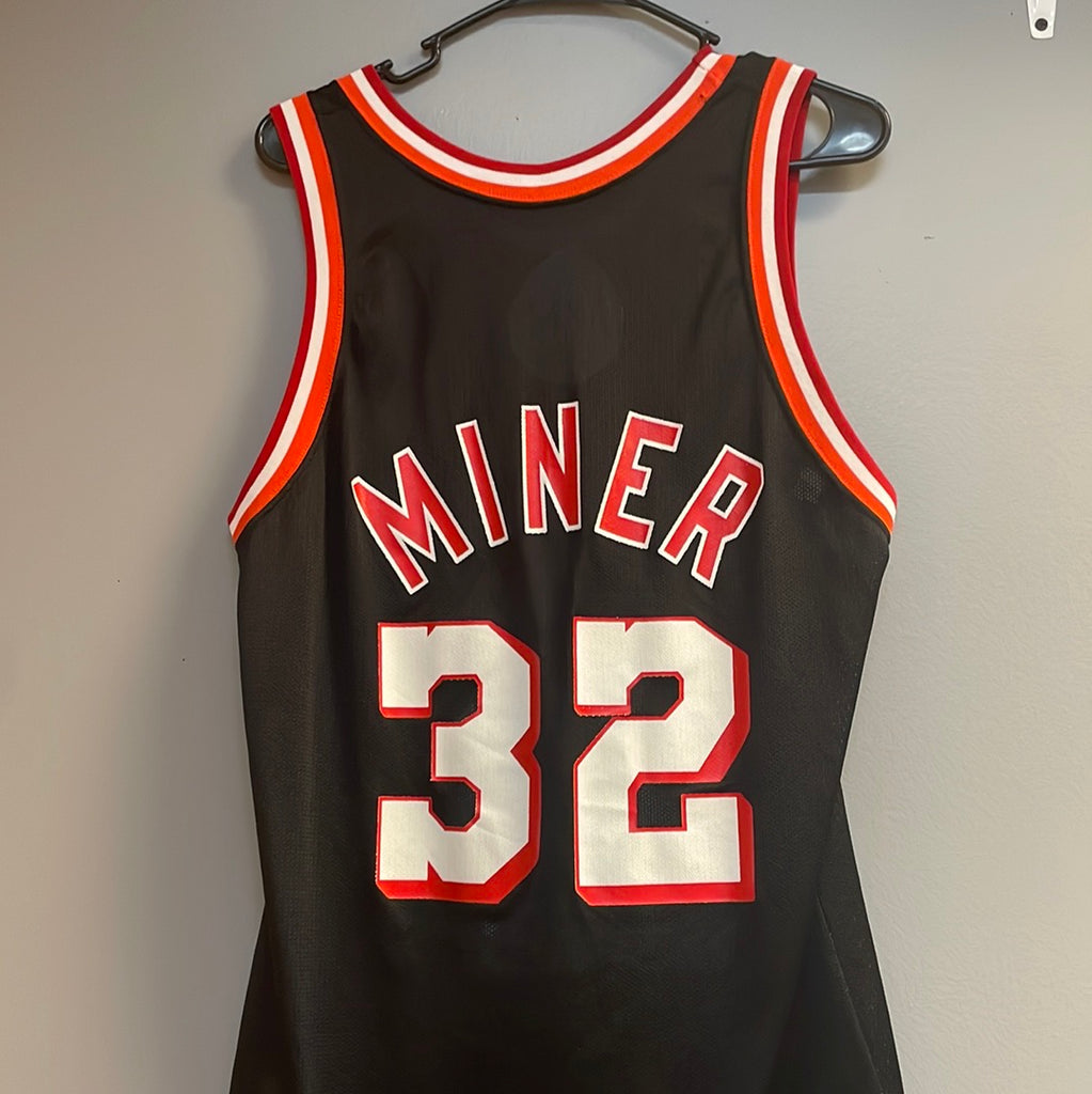 Vintage Champion Miami Heat Harold Miner Jersey 