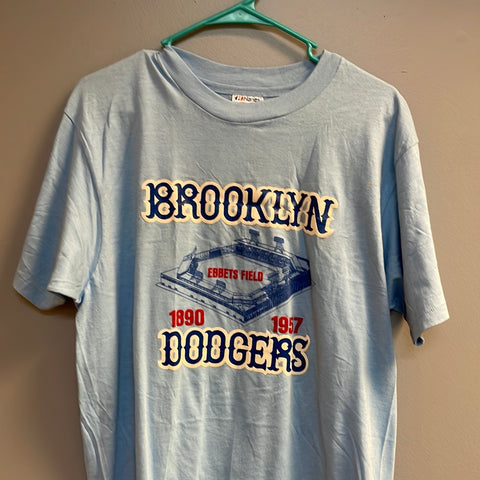 Hanes Vintage T Shirt Brooklyn Dodgers