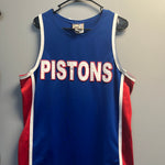 Vintage Hardwood Classics Majestic Pistons Jersey