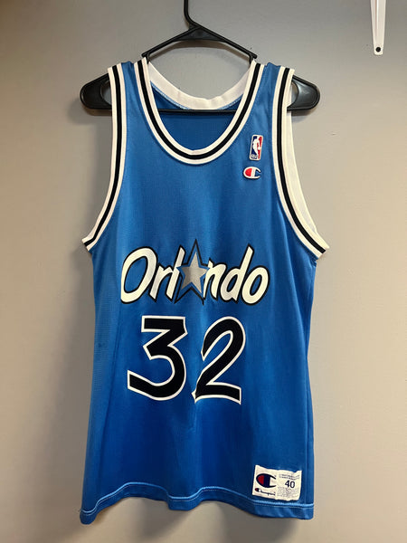 Vintage Shaq Shaquille Oneal Orlando Magic Champion Jersey S 
