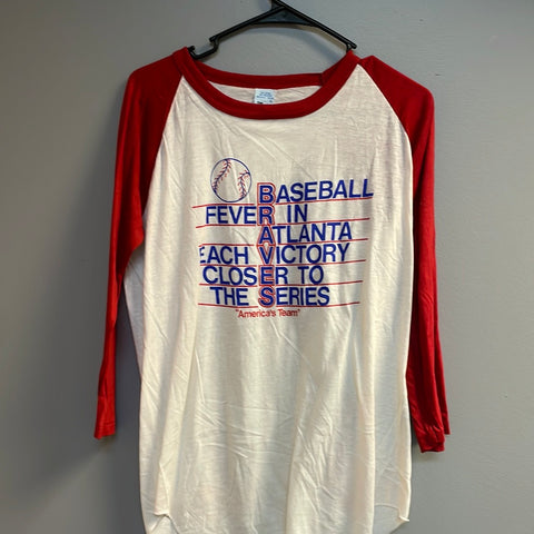 Vintage Baseball T Shirt 3/4 Sleeve