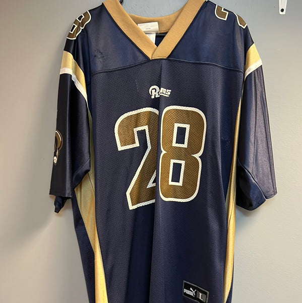 NFL Puma Marshall Faulk Rams Jersey – Santiagosports