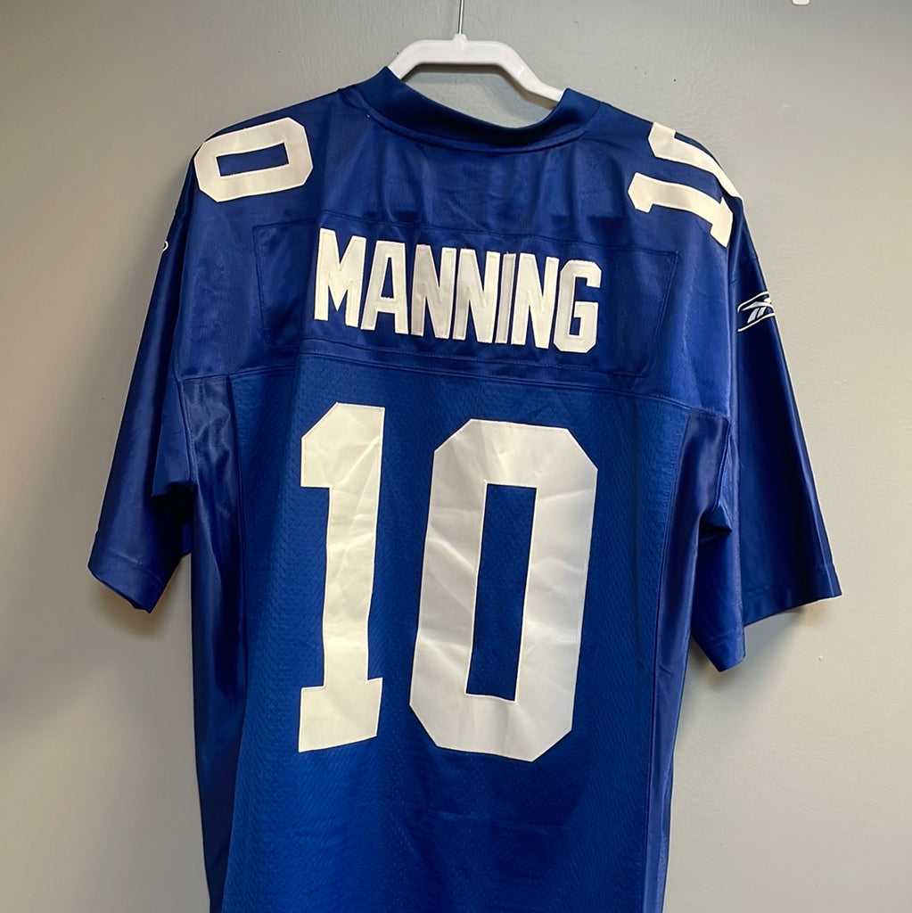 NY Giants Retired Jersey #10 Eli Manning NFL Football Youth XL 18-20 Reebok