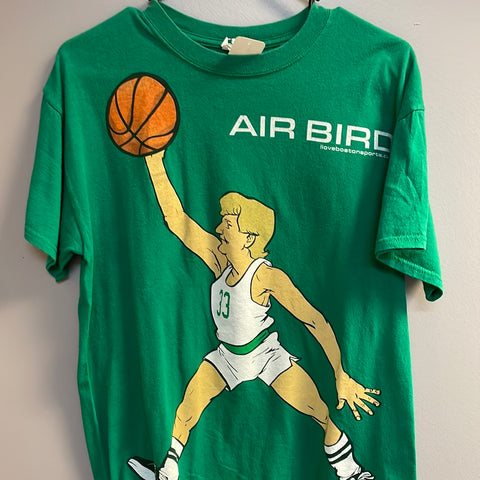 Vintage Celtics T Shirt Air Bird