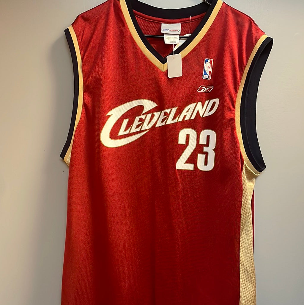 LEBRON JAMES CLEVELAND CAVALIERS VINTAGE ADIDAS JERSEY YOUTH XL
