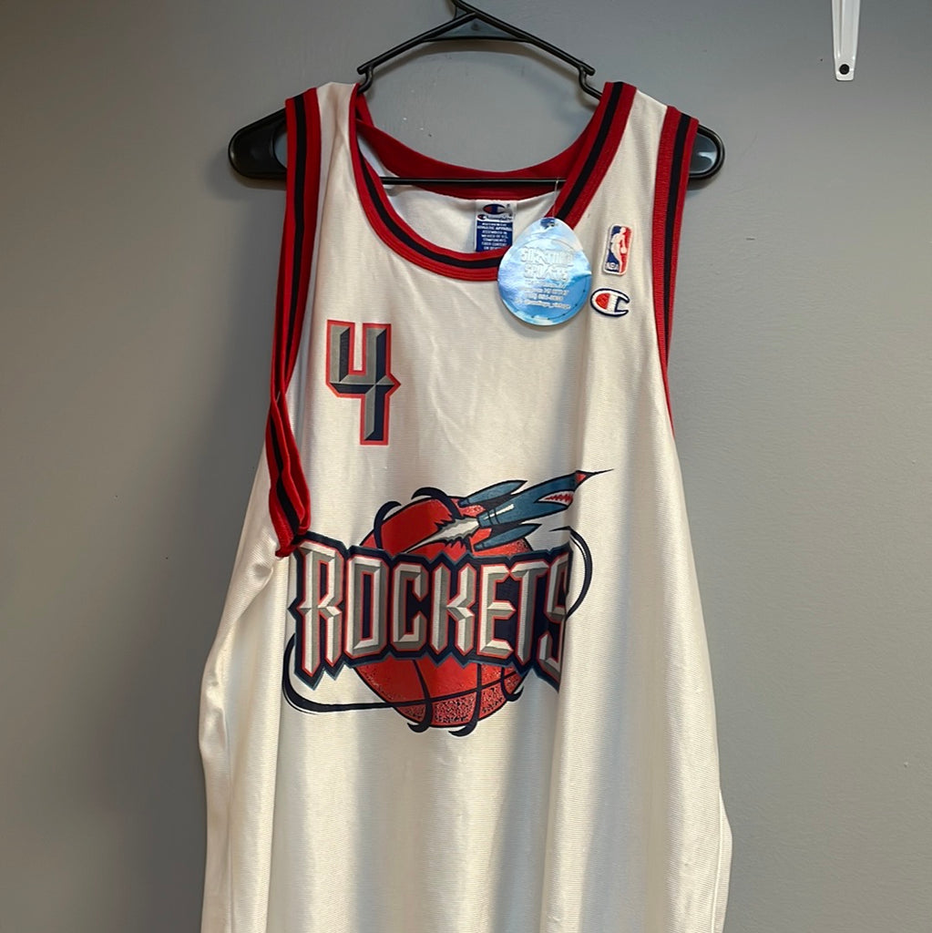 Vintage Champion NBA Houston Rockets Barkley #4 Jersey 1996-2000 Size 52