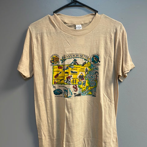 Devknit Vintage T Shirt Massachusetts
