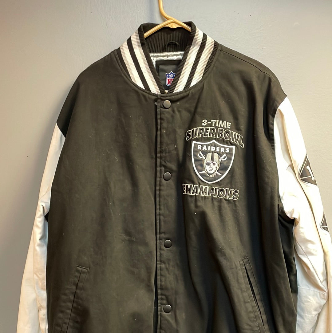 【ヴィンテージ】☆NFL raiders☆ A’gem ジャケット Vintage raiders logo jacket - Gem