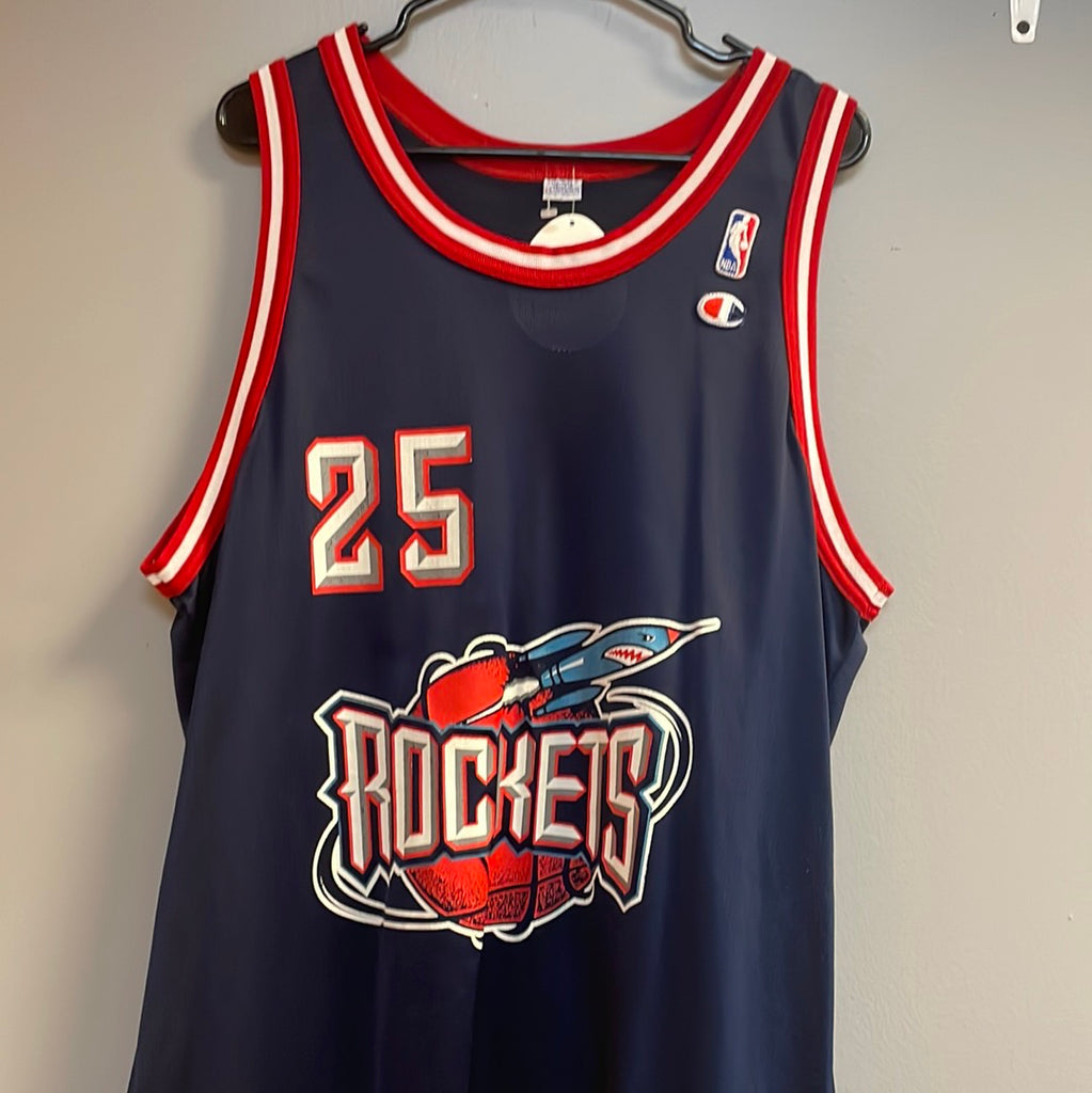 Champion NBA Houston Rockets Robert Horry #25 Jersey - Size 44