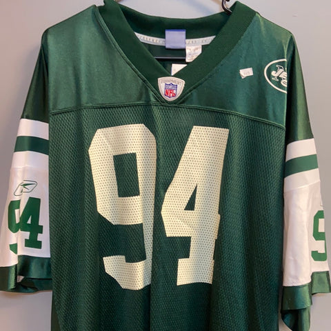 Vintage NFL Equipment John Abraham Jets jersey