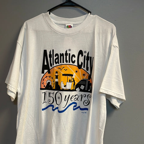 Fruit Of The Loom Vintage T Shirt Atlantic City