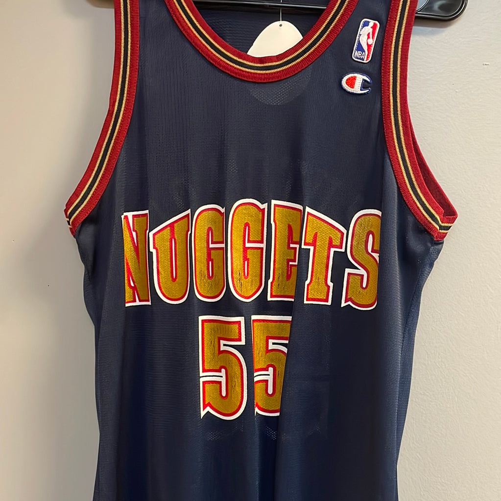 Denver Nuggets Dikembe Mutombo Basketball Jersey 40/M 90s 
