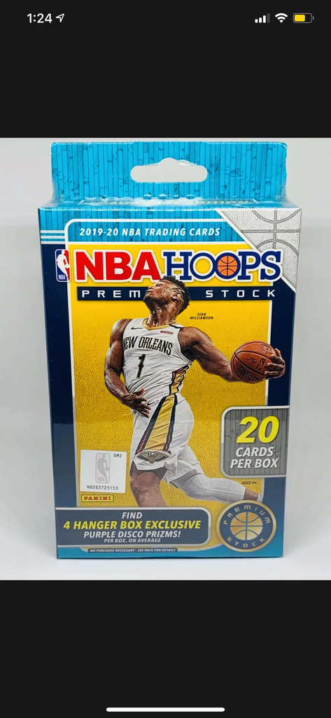 2019-20 NBA Hoops Premium Stock Hanger Box