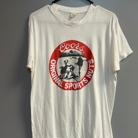 ScreenStars Vintage T Shirt Coors Sports Nuts