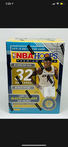 2019-20 NBA Hoops Premium Stock Blaster Box