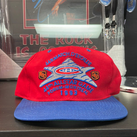 Vintage NHL Montreal 44th 1993 All Star Game Snapback